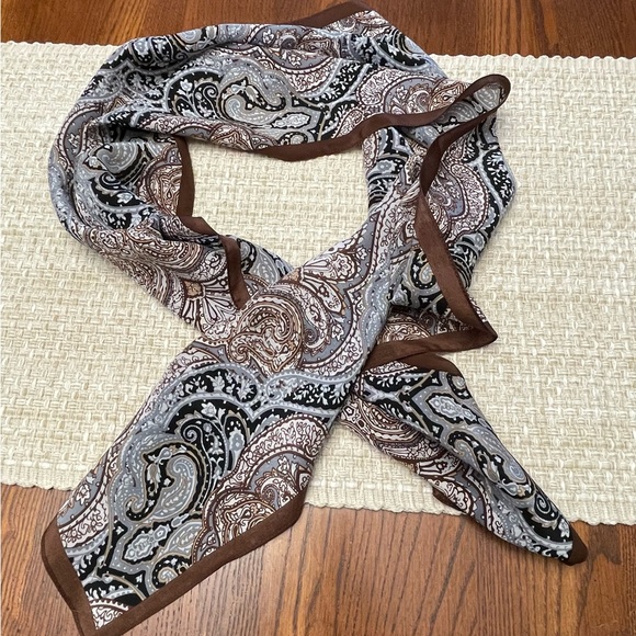 Silk Paisley Scarf